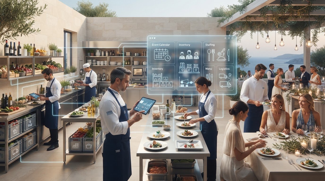 Connect Online Business 1 ERP για εταιρείες catering: οδηγός επιλογής και αξιολόγησης